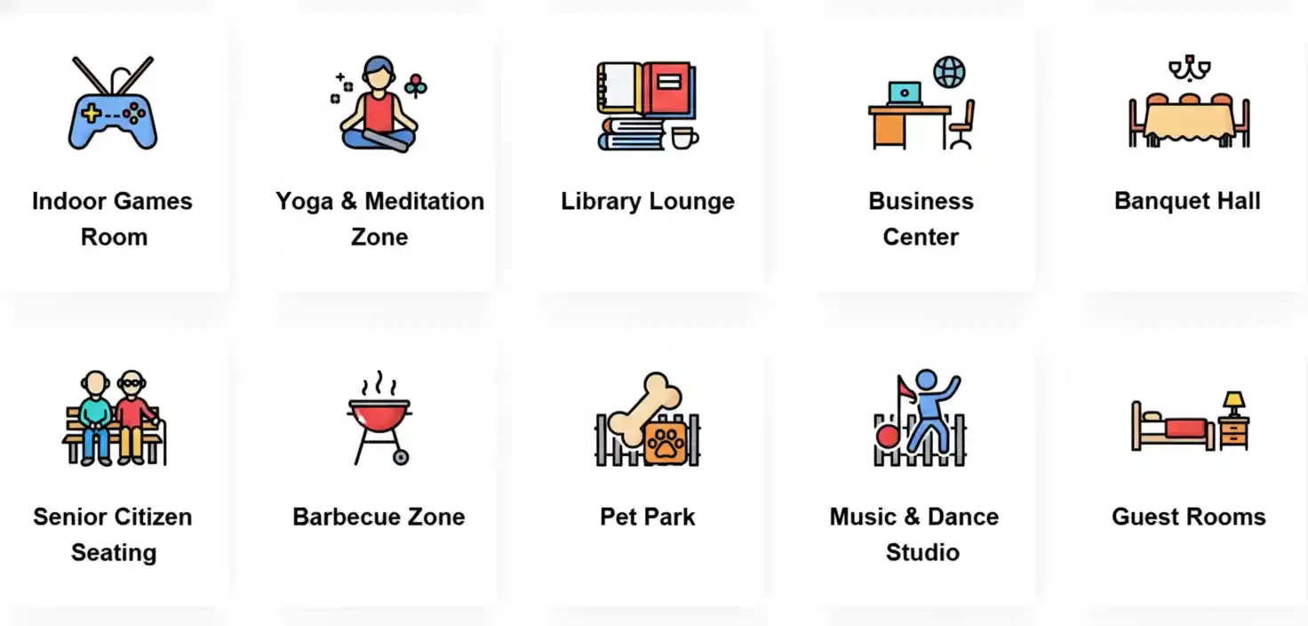 Clubhouse, Pool & Security At Brigade (New Launch) – Buddigere Cross