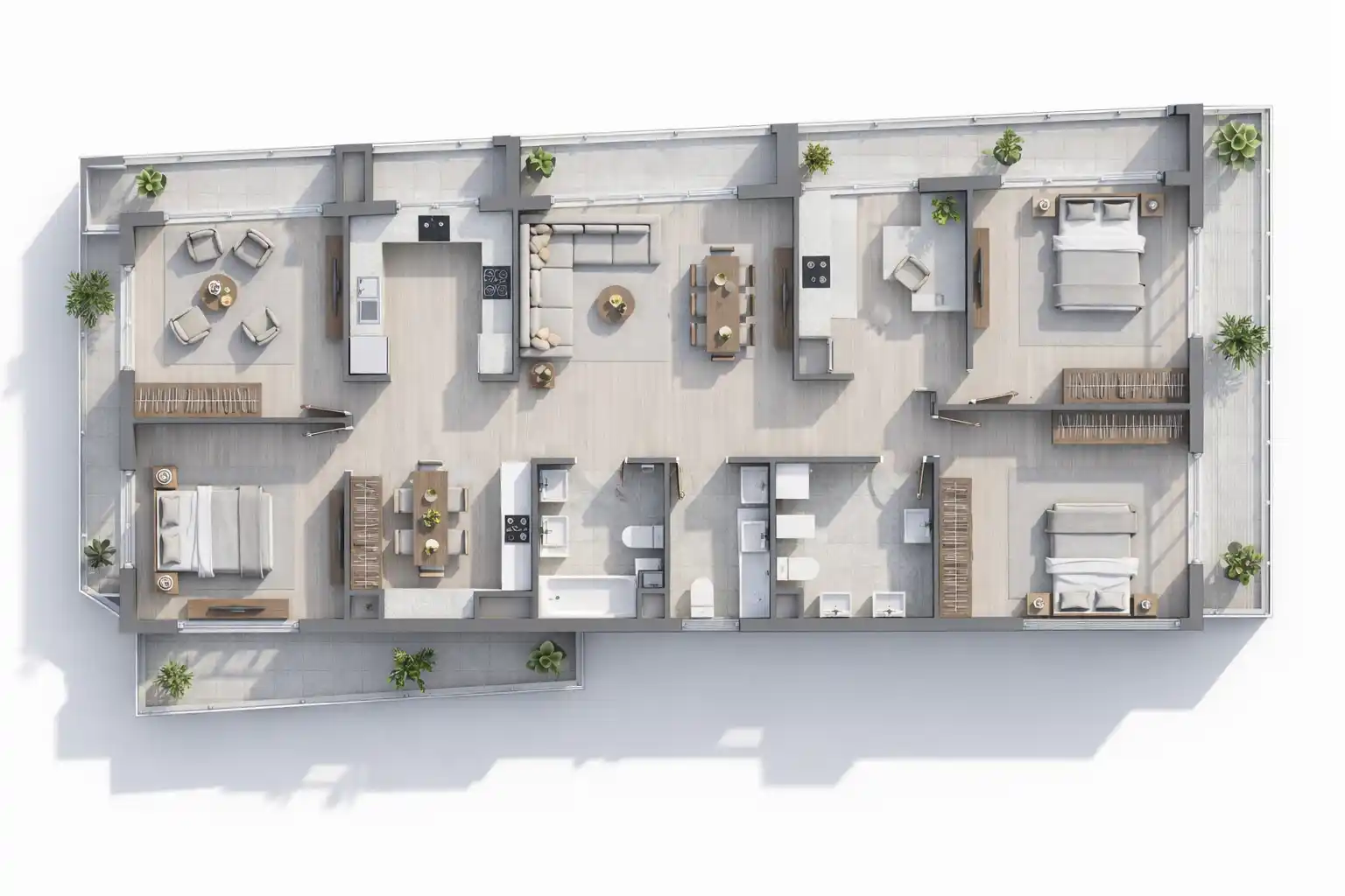 1 BHK – Floor Plan